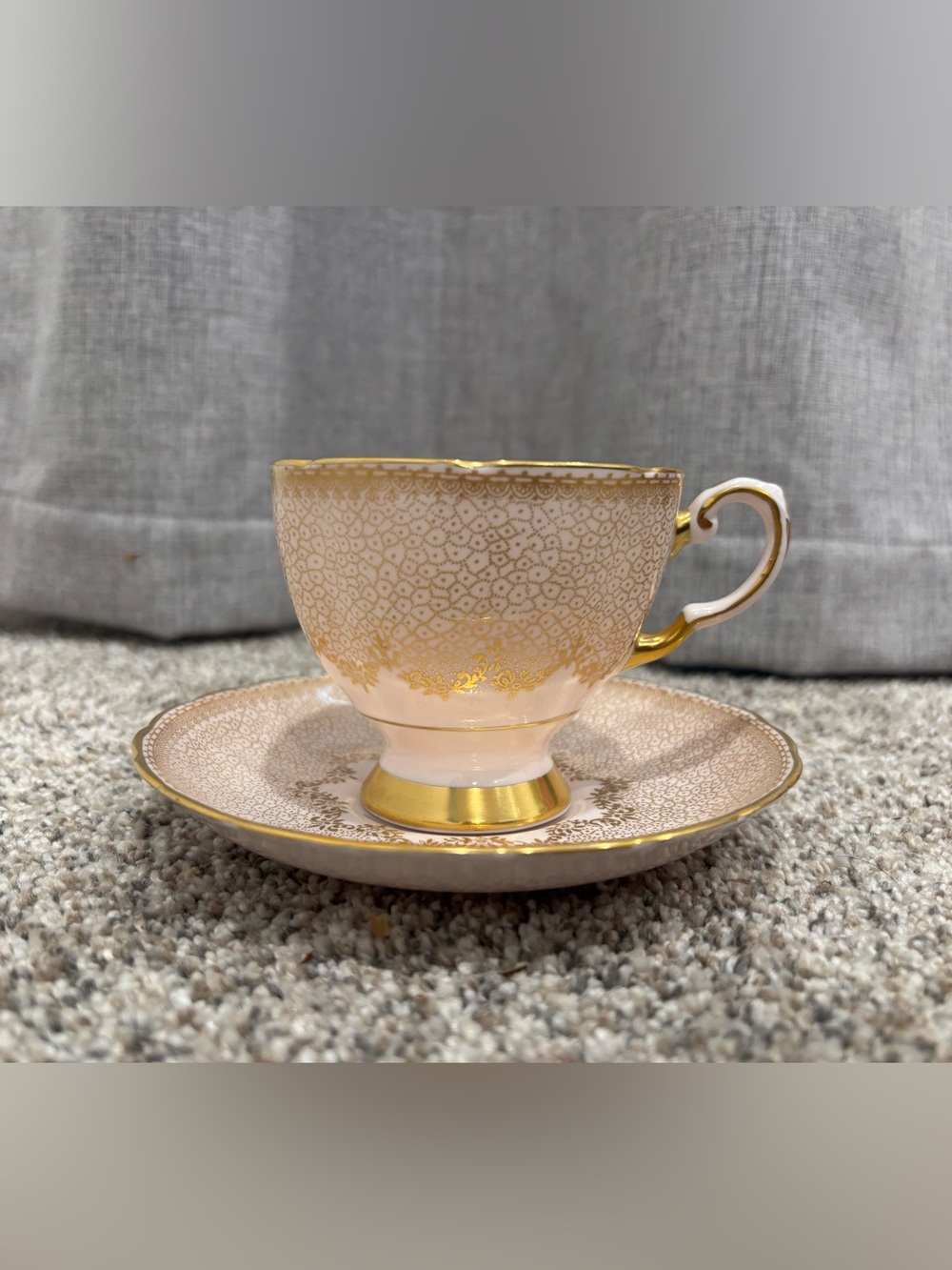 Vintage Tuscan Fine English Bone China Made in England Teacup & Saucer Set